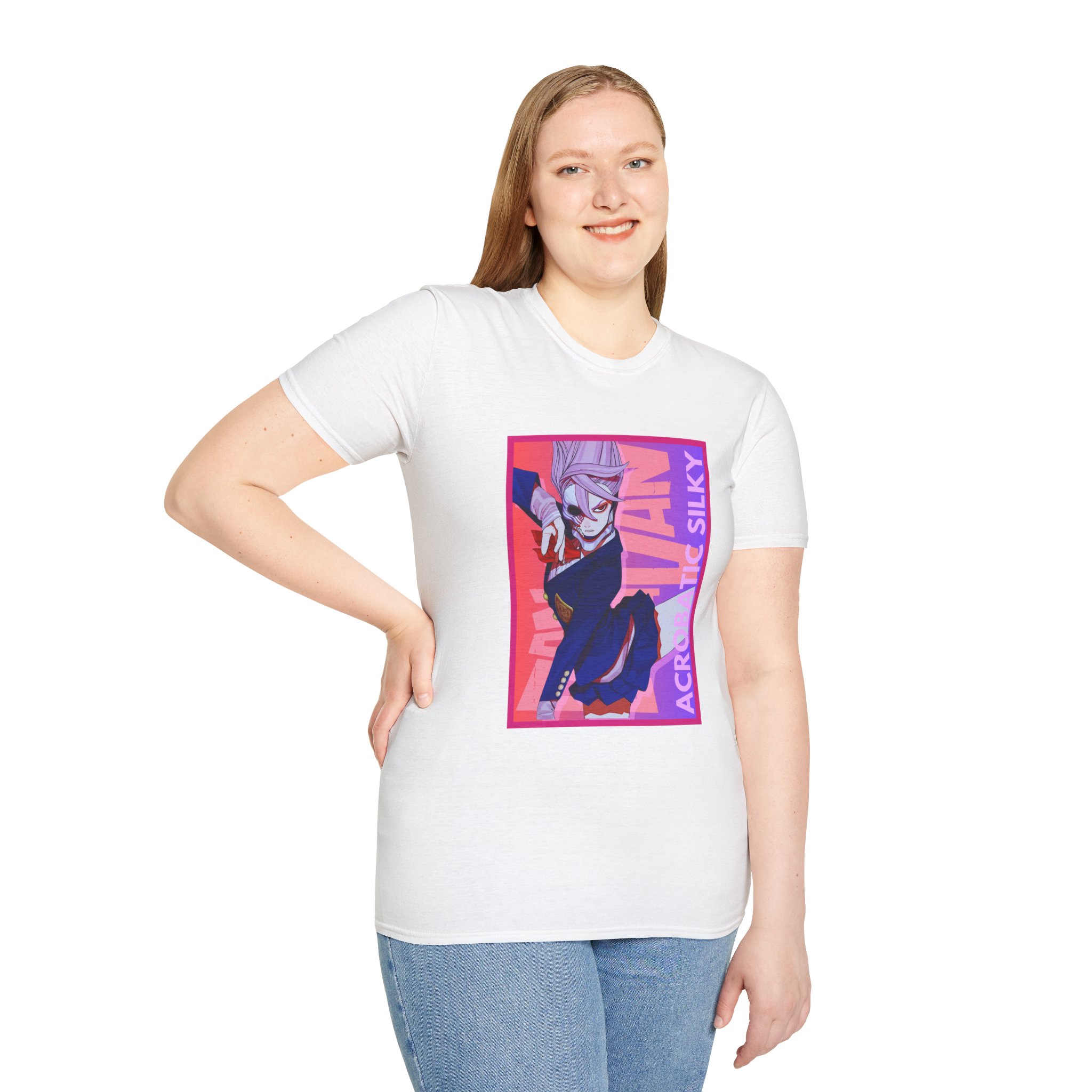 Acrobatic Silky Dandadan Graphic T-Shirt for Fans - Image 4
