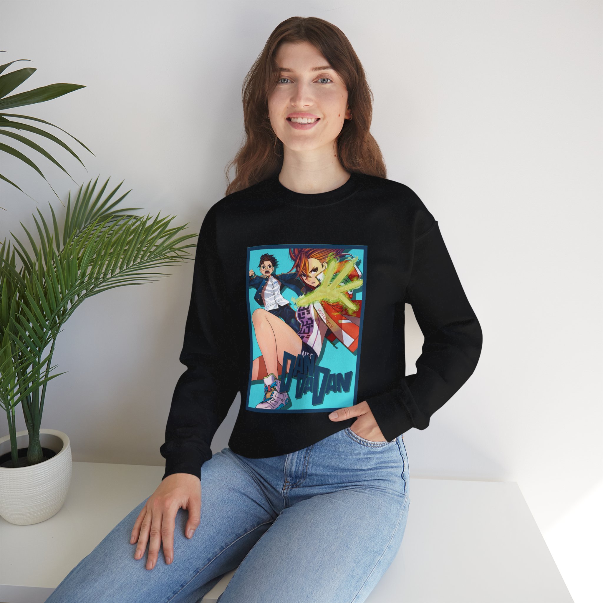 Momo Ayase Dandadan Crewneck Sweatshirt for Anime Fans - Image 4